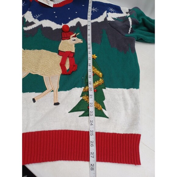 Women’s Ugly Llama Christmas Sweater by 33 Degrees 3XLB NWT - Picture 7 of 10